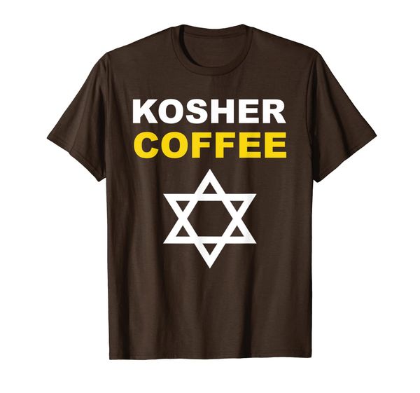

KOSHER COFFEE Gift Jewish T Shirt Barista Kitchen Hanukkah, Mainly pictures