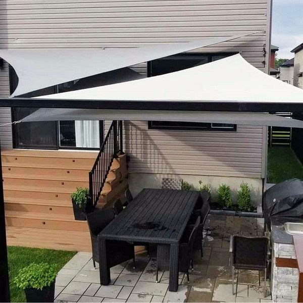 

triangle quadrilateral garden beach sun shelter waterproof anti-uv awning outdoor campingsunshade sail tent canopy tarp tents and shelters