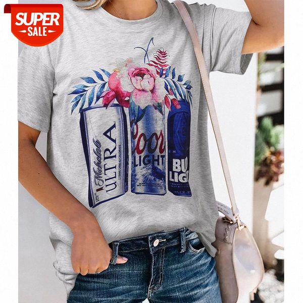 

[in stock]summer street casual loose round neck all-match pullover t-shirt short-sleeved women #zi5w, White