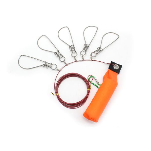 

fishing accessories gorgons stainless steel lock buckle fish belt stringer ropes