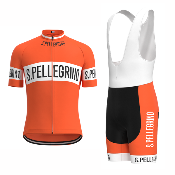 

racing sets 1976 competition s.pellegrino team retro man cycling jersey short sleeve set triathlon biker suit hombre, Black;blue