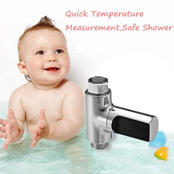 

display home water faucet shower 360 Â° swivel led temperature monitor baby smart thermostat for kitchen faucets
