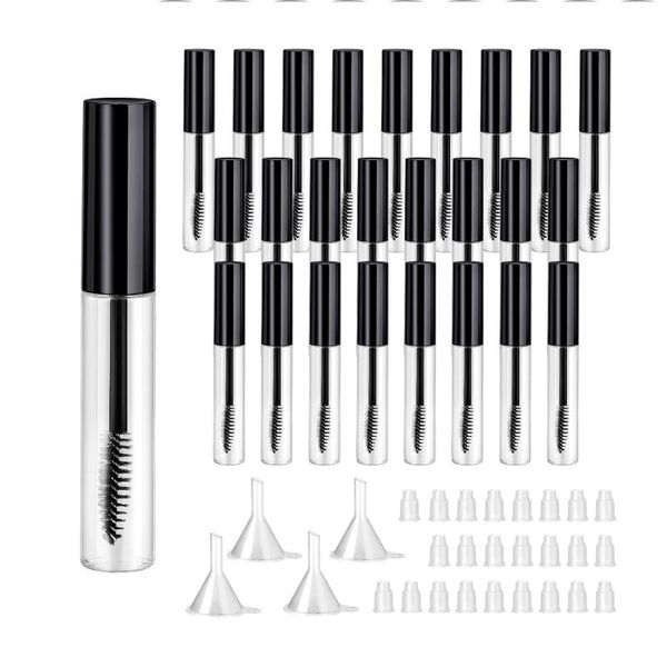 

storage bottles & jars 20pcs 5ml empty mascara tube wand diy container tubes reusable bottle eyelash growth oil refillable