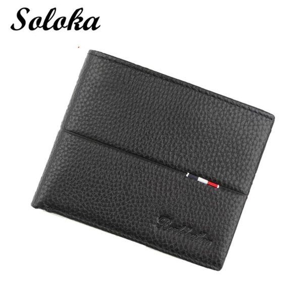 

wallets genuien leather men's wallet short fashion youth horizontal multi cardholder card pack purse slim small with coin pocket, Red;black