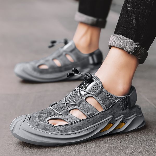 

slippers sandals men shoes slip on gladiator 's roman outdoor fashion summer flip flops black flat 6eku