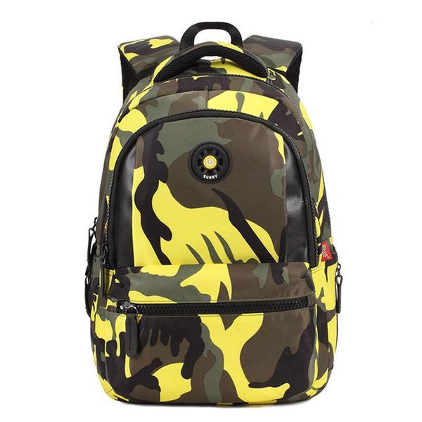 

camouflage waterproof nylon school bags for boys orthopedic schoolbag children's backpacks kids bag mochila escolar sac a dos
