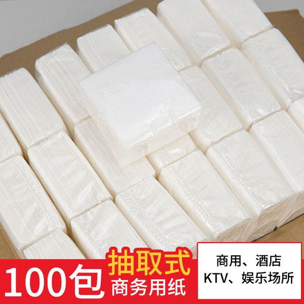 

el paper pumping napkin large stall absorbent thickened box 100 bags of