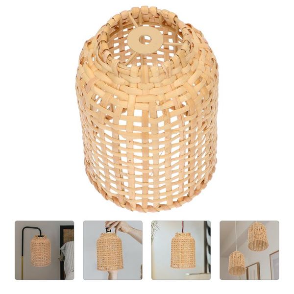 

pendant lamps 1pc rattan woven lampshade vintage lamp shade ceiling decorative