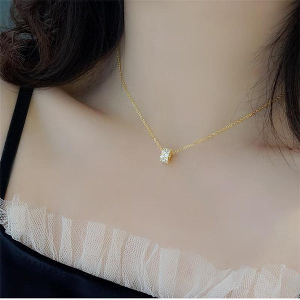 

pendant necklaces shiny crystal round necklace female accessories fashion women silver plated jewelry girls gold choker