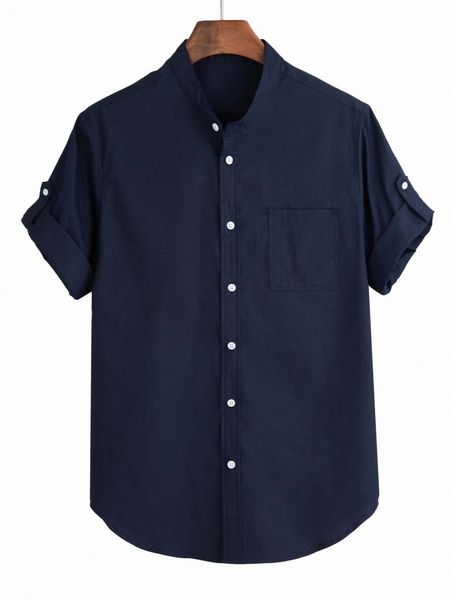 

men roll up sleeve button up shirt o0qc#, White;black