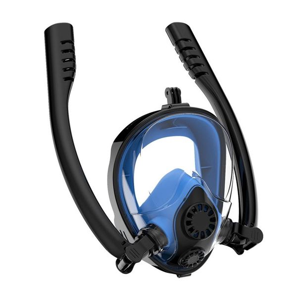 

-full face snorkel mask with anti-fog snorkeling anti-leak diving for adults masks