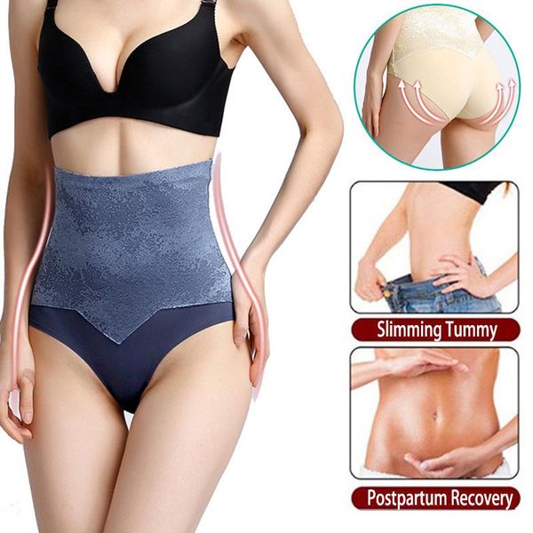 

women's shapers women high waist body shaper slimming buttocks lifter shapewear underwear tummy control panties, Black;white