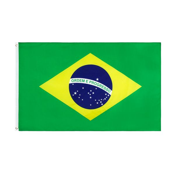 

3x5 fts 90x150cm br bra brasil brazil flag direct factory 100%polyester
