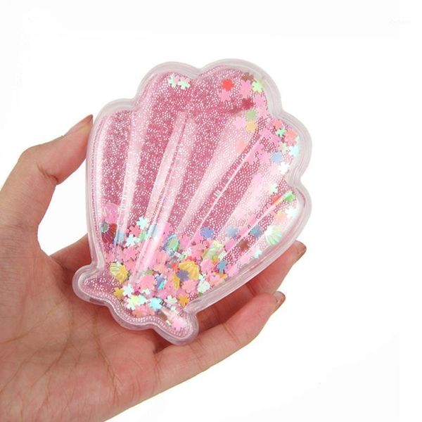 

hair brush shell glitter sparkling hairbrush detangling d0jf brushes1, Silver