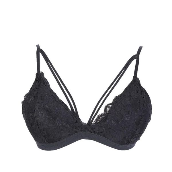 

bras women floral sheer bralette bra solid lace bustier crop unpadded, Red;black