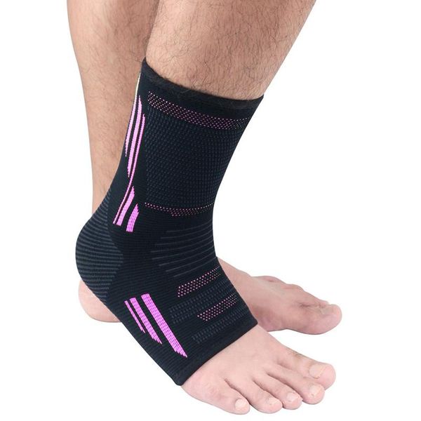 

ankle support men women anti fatigue circulation relief compression sports foot socks brace swelling, Blue;black