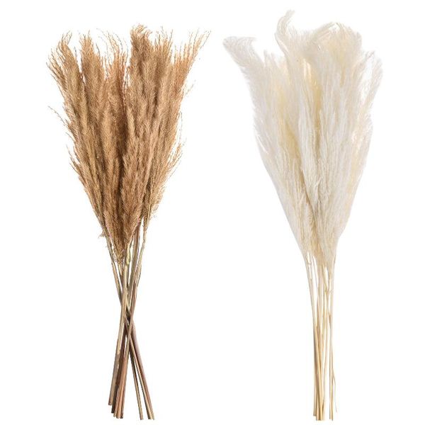 

decorative flowers & wreaths natural dried really whisk reed grass creative home wedding cafe furnishings wall flower arrangement