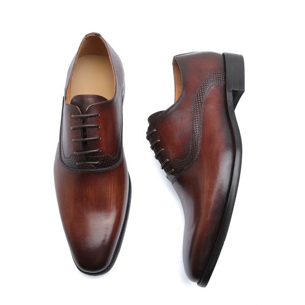 

leather drs men's shoes color polishing procs european undertake low top, Black