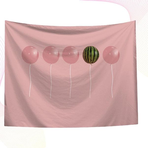 

tapestries 1pc fashion art printed tapestry wall blanket beach towel square shaped towel(pink)
