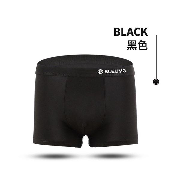 

underpants men's solid color large size underwear young and middle-aged modal breathable comfortable elastic quick-drying, Black;white