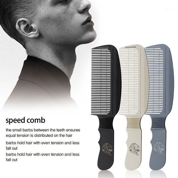 

detangle straight hairbrush hairdressing comb anti-static hair cutting flat clipper salon styling tool1, Silver