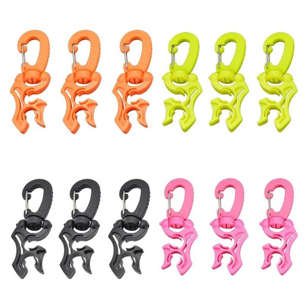 

diving masks double bcd dive hose holder with snap hook buckle scuba clip for snorkeling accessories g99d