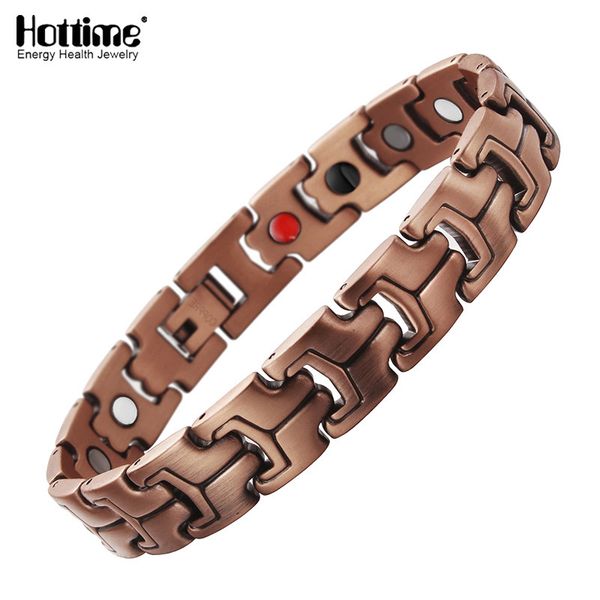 

bangles bracelet men's jewelry copper creative pure, Black