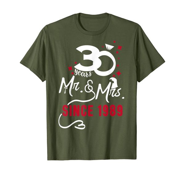 

30th Wedding Anniversary Shirt - Since 1989 Gifts Parents, Mainly pictures