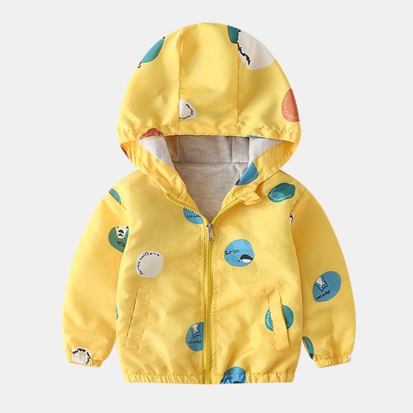 

jackets zwy1396 children coats boys spring autumn cartoon print windbreaker kids hooded girls jacket 3-10 years, Blue;gray