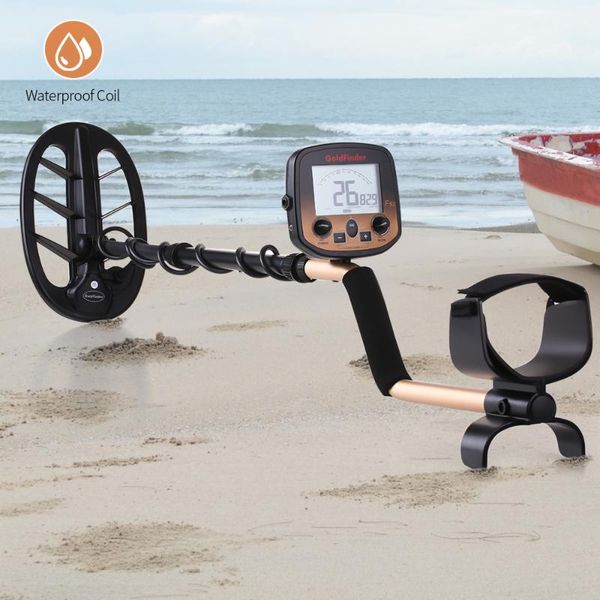 

metal detectors professional detector finder treasure with lcd display screen 5 inch 11 search coil