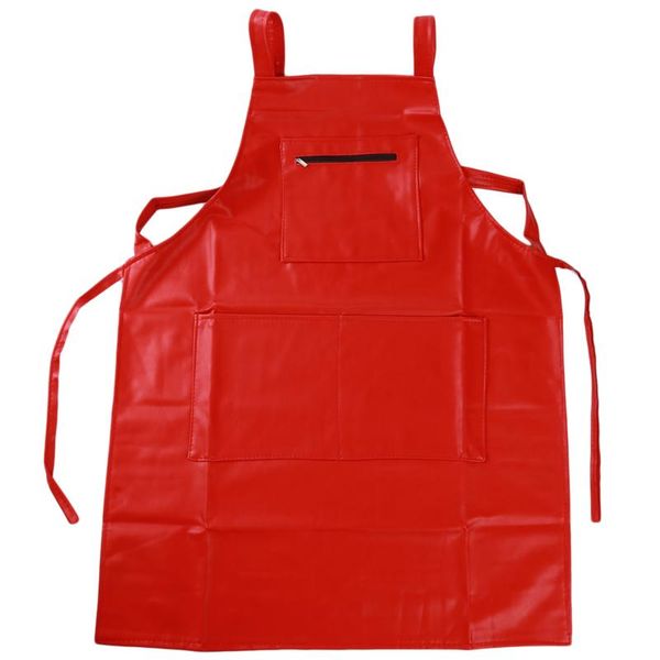 

aprons korean leather waterproof apron oil kitchen overalls pu household men and women cooking