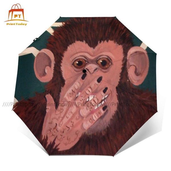 

umbrellas monkey umbrella automatic windproof elegant art car reinforced