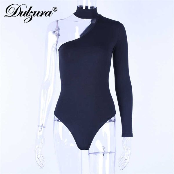 

2021 summer women bodysuit shoulder rompers heigh nech clothes festival elegant streetwear plus size, Black;white