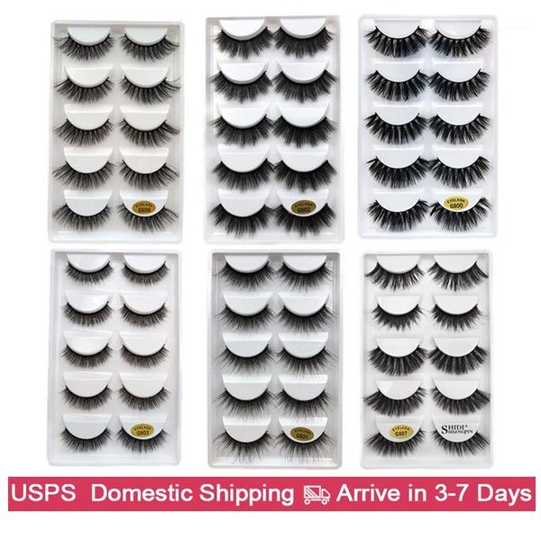 

pairs false eyelashes make up natural long lashes mink 3d for makeups maquiagem lash cilios faux cils1