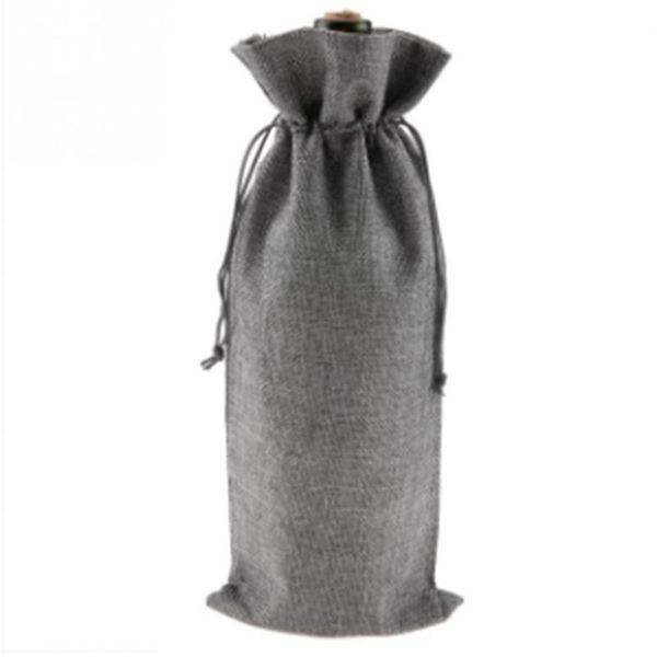 

hanging baskets 12pcs durable wine bags non-woven fabric linen red bottle glass bag travel pouch gift weddings reusable packag