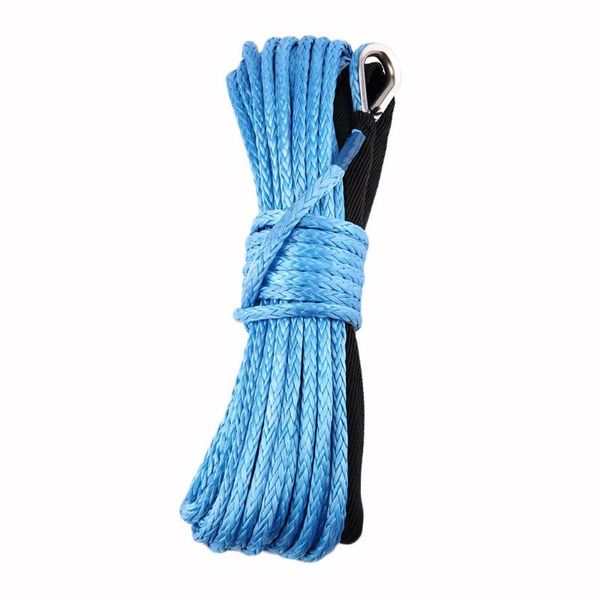 

interior decorations 3/16'' x 50' synthetic winch line cable rope for auto car recovery traction