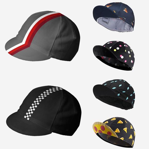 

cycling caps & masks funny classic chapeau bike wear hats summer breathable pro team bicycle cap  be elastic headwear, Black
