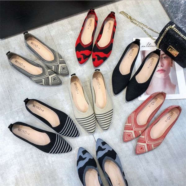 

sandals woman casual, light-knit breathable shoes summer mesh vulcanized outdoors slide-in sock more size flat 3mza, Black