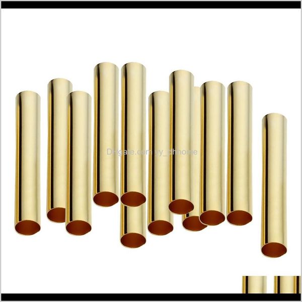 100 peças lisas de macarrão reto tube espaçador para diy jóias dia 4mm comprimento 30mm goldplatinum tspy1 wcxql