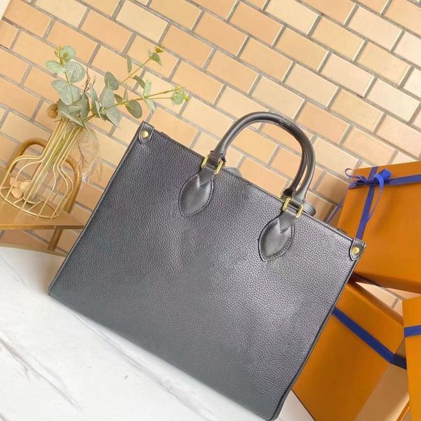 

women's totes bags fashion onthego m44925 leather women luxurys designers bags genuine purses handbags messenger crossbody shoulder bag
