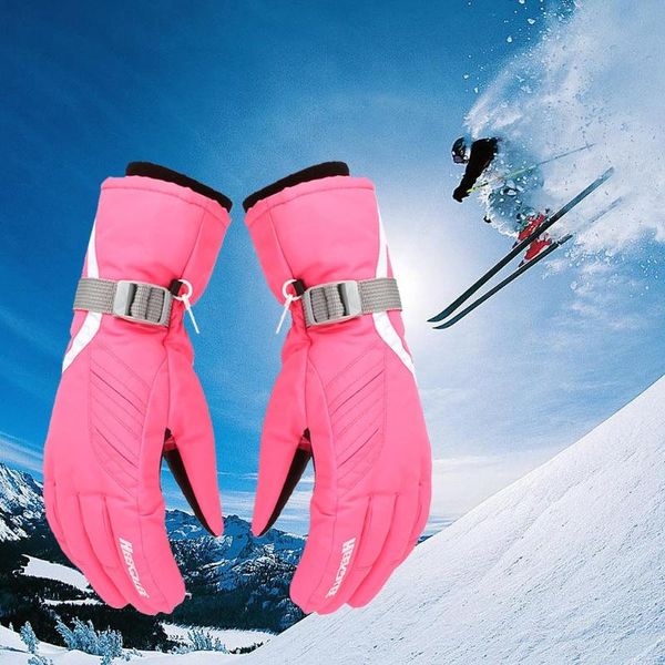 

insulated bike riding in autumn and winter to keep warm cold cycling windproof cotton gloves motorcycle, Black