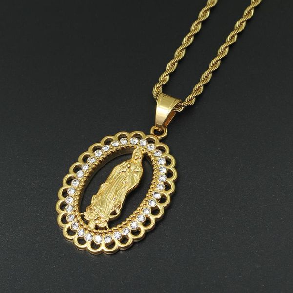 

pendant necklaces stainless steel pendants&necklace christianity necklace for men and women sn164, Silver