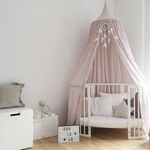 

single door baby dome hanging mosquito net children's room tent bed crib netting