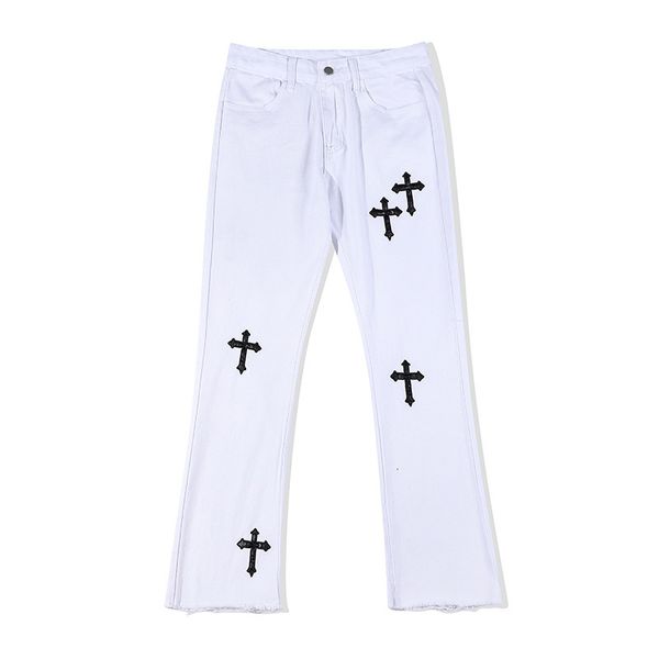 

jeans high street cross legged, Blue