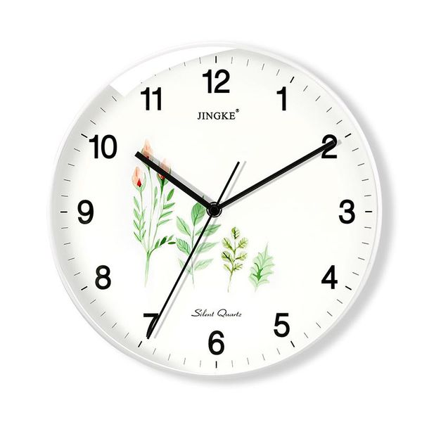 

wall clocks modern clock nordic creative simple glass silent fashion art reloj de pared cristal bedroom decoration mm60wc