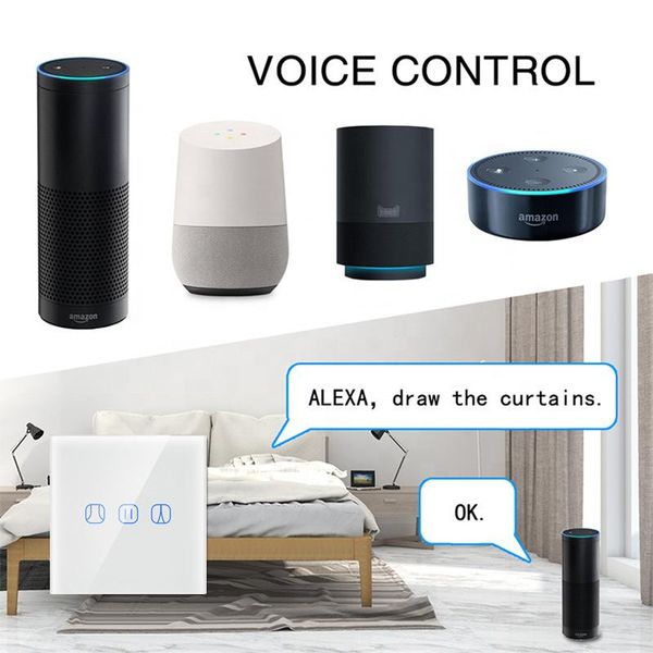 

other home decor tuya smart life eu wifi roller shutter curtain switch for electric motorized blinds with remote control google aelxa
