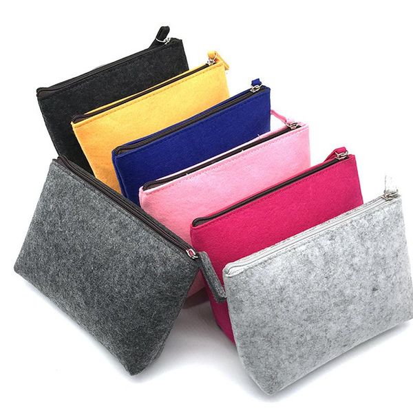 

felt travel gadget organizer bag portable digital cable electronics accessories storage carrying case pouch for usb power bags