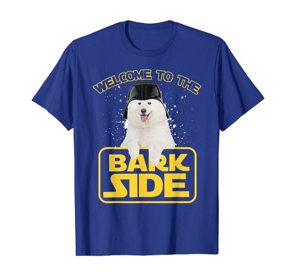 

Cool Samoyed shirt, wear friendly Sammy dog in Bark Side tee, Mainly pictures