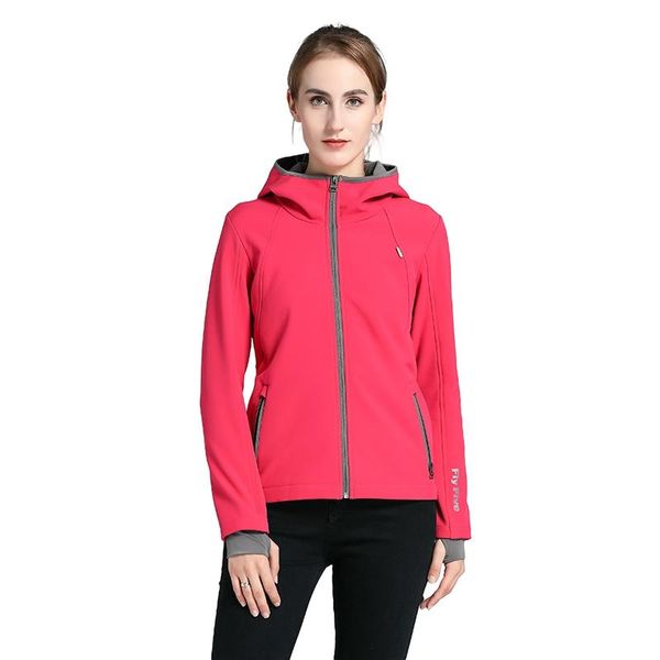

women's jackets waterproof hiking women windproof outdoor protection quick dry fishing hunting softshell, Black;brown
