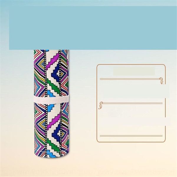 

yqek popular art canvas roller curtain box boxcolored 36 48 72 hole case for pencil bags boys and girls sketch color il curtain stationery